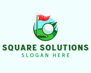 Golf Sports Tournament logo design