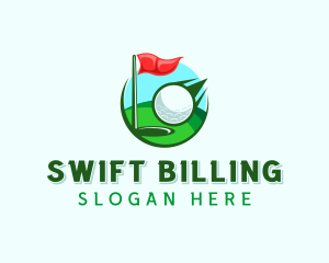 Golf Sports Tournament logo design