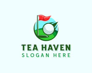 Golf Sports Tournament logo design