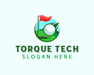 Golf Sports Tournament logo design