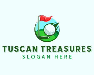 Golf Sports Tournament logo design