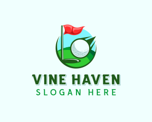 Golf Sports Tournament logo design