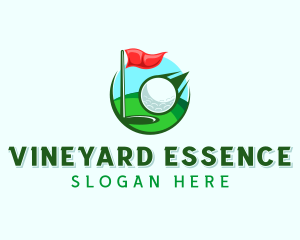 Golf Sports Tournament logo design