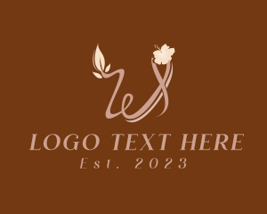 Season - Wellness Flower Letter W logo design