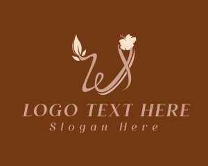 Wellness Flower Letter W  Logo