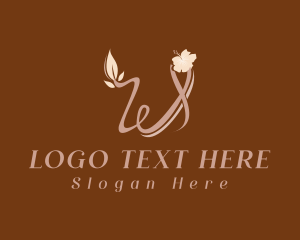 Wellness Flower Letter W  Logo