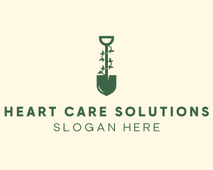 Shovel Plant Landscaping logo design