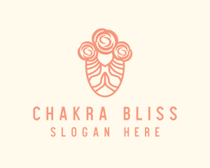 Chakra - Feminine Rose Wellness logo design