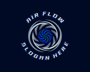 Air Turbine Blade logo design