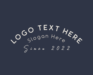 Fragrance - Simple Arch Wordmark logo design