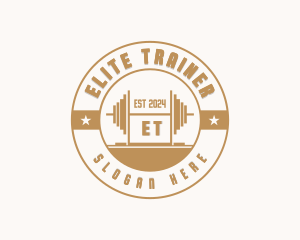 Barbell Fitness Gym logo design