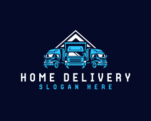 Logistics Truck Fleet logo design