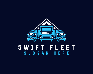 Fleet - Logistics Truck Fleet logo design