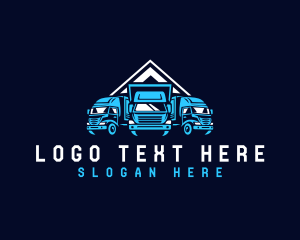 Logistics Truck Fleet Logo
