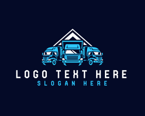 Logistics Truck Fleet Logo