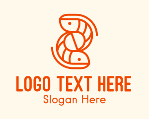 Seafood Restuarant - Fish Shrimp Carp logo design