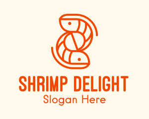 Fish Shrimp Carp logo design
