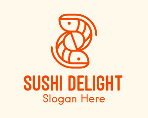 Fish Shrimp Carp logo design