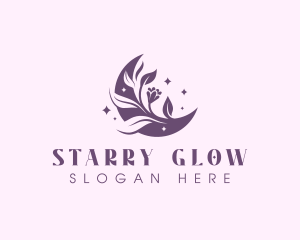 Flower Moon Spa logo design