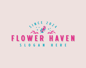 Botanical Flower Spa logo design