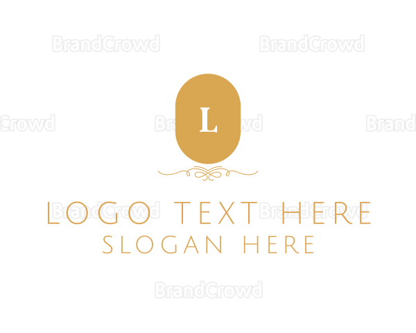 Ornate Oval Business Logo