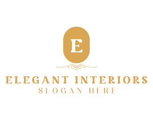 Ornate Oval Business logo design