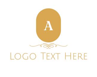 Golden Classic Lettermark Logo