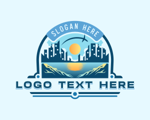 Coast - City Building Travel logo design
