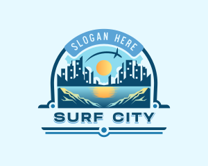 City Building Travel Destination logo design