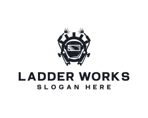 Welding Blowtorch Machinist logo design