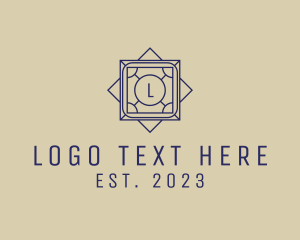 Tile Pattern - Professional Home Interior Design logo design