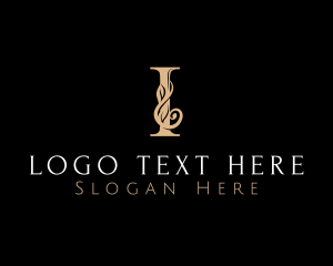 Leaf - Luxury Boutique Letter I logo design