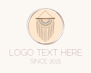 Boho - Tribal Macrame Decor logo design