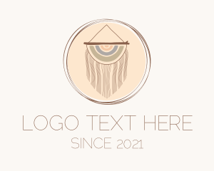 Fabric - Tribal Macrame Decor logo design
