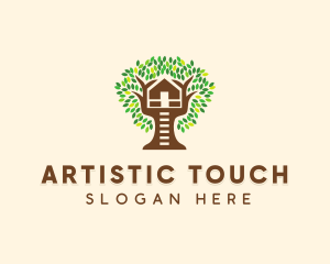 Forest Tree House logo design