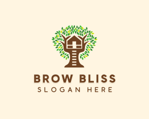 Forest Tree House logo design