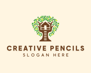 Forest Tree House logo design