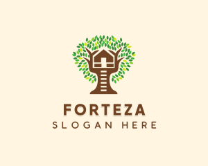 Forest Tree House logo design