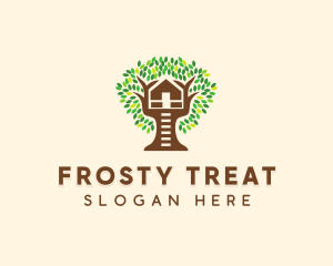 Forest Tree House logo design