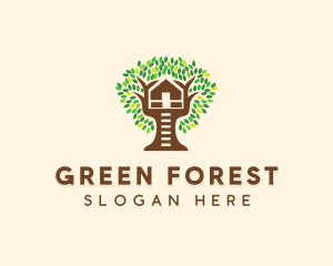 Forest Tree House logo design