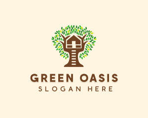 Forest Tree House logo design