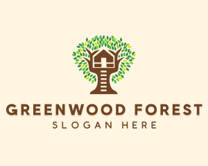 Forest Tree House logo design