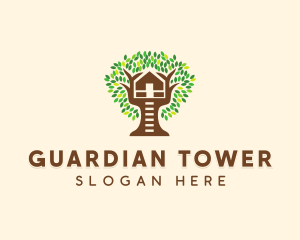 Forest Tree House logo design