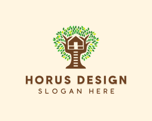 Forest Tree House logo design