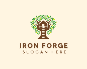 Forest Tree House logo design