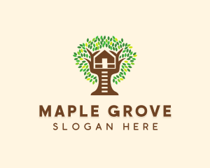 Forest Tree House logo design