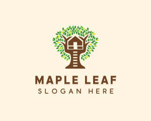 Forest Tree House logo design