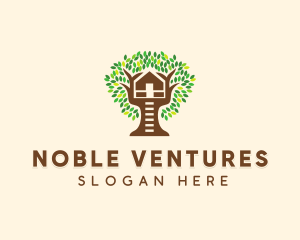 Forest Tree House logo design