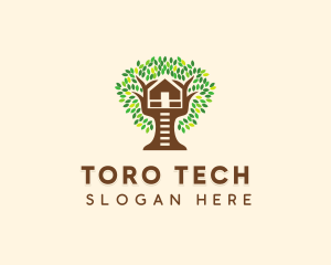 Forest Tree House logo design