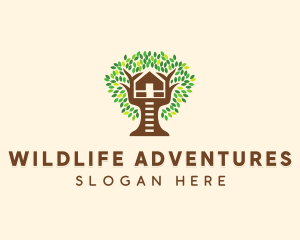 Forest Tree House logo design